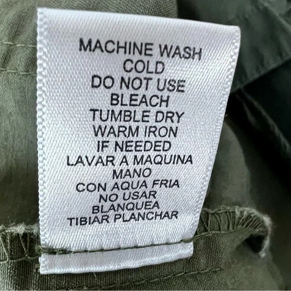 LOVE TREE OLIVE GREEN UTILITY JACKET SZ M - Picture 14 of 15